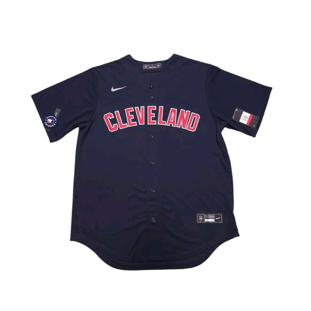 Nike Cleveland Guardians Navy Alternative Baseball Jersey T770-IDIZ Men's Size L